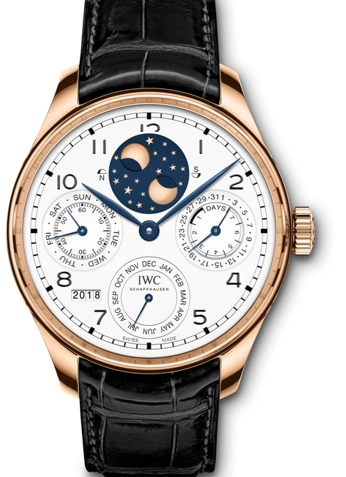 MIROTIME 1013 AAA Replica IWC Portugieser Perpetual Calendar Double Moon 150 Years Watch IW503405